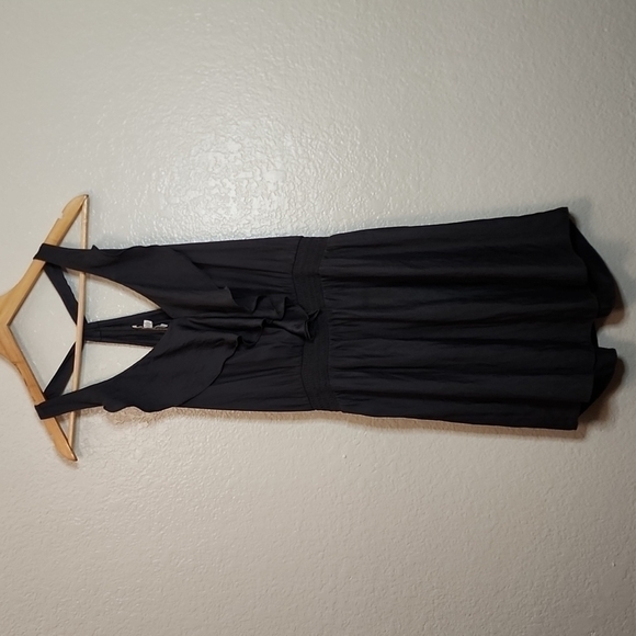 American Eagle Outfitters Slip Dress Racerback with Ruffled V-Neck Line - Picture 1 of 10